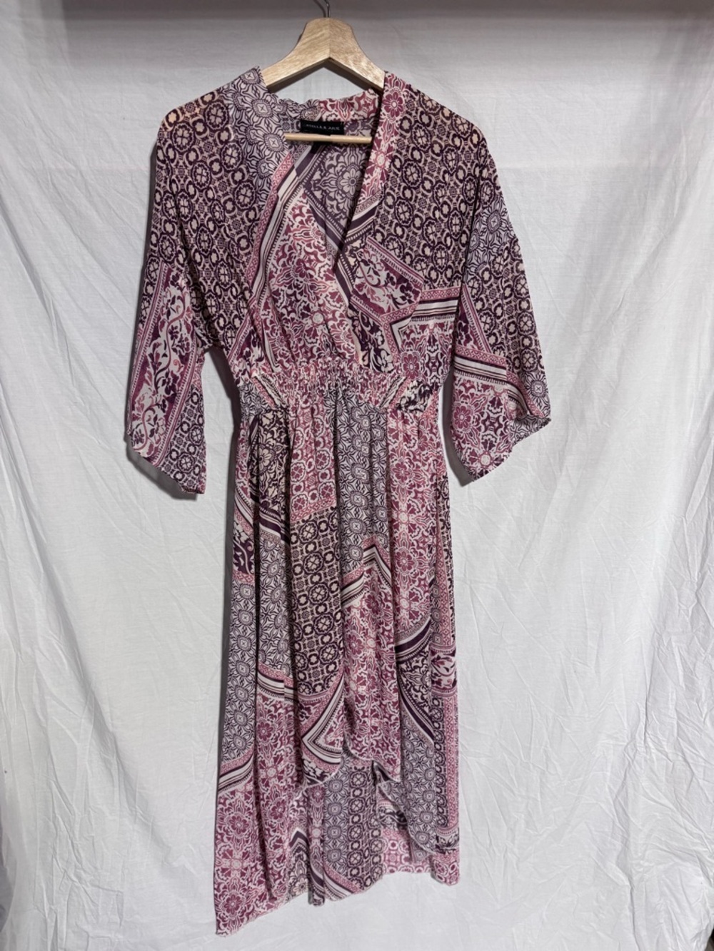 Stella & Julie pink flowy dress Size 6